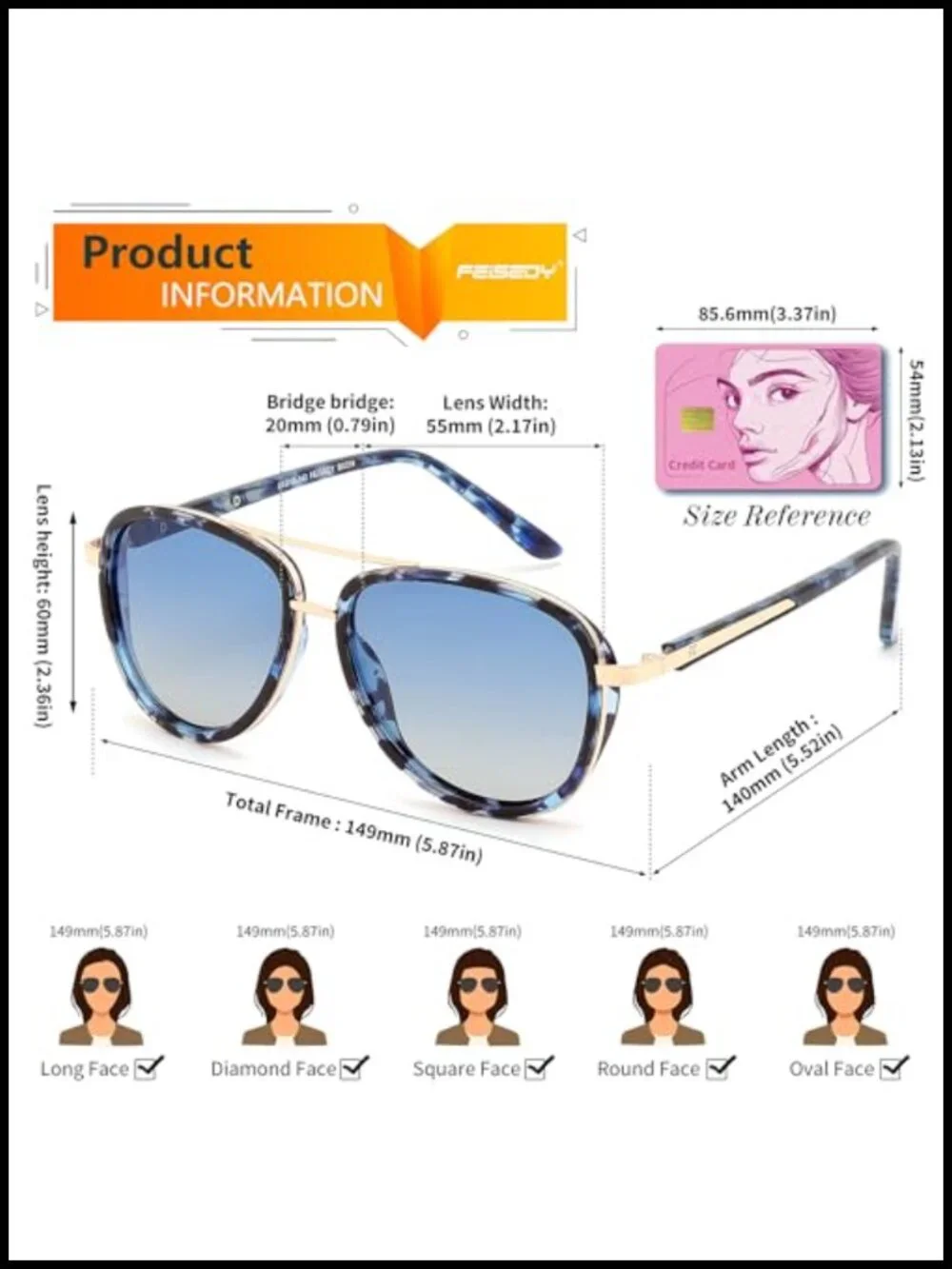 Retro Polarized Aviator Sunglasses with UV400 Protection